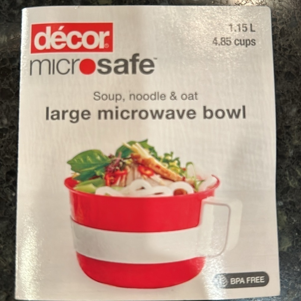 NEW Microwave Bowl 4.85 Cups by Studio Decor Orange Bowl Lid Dorm Life Halloween